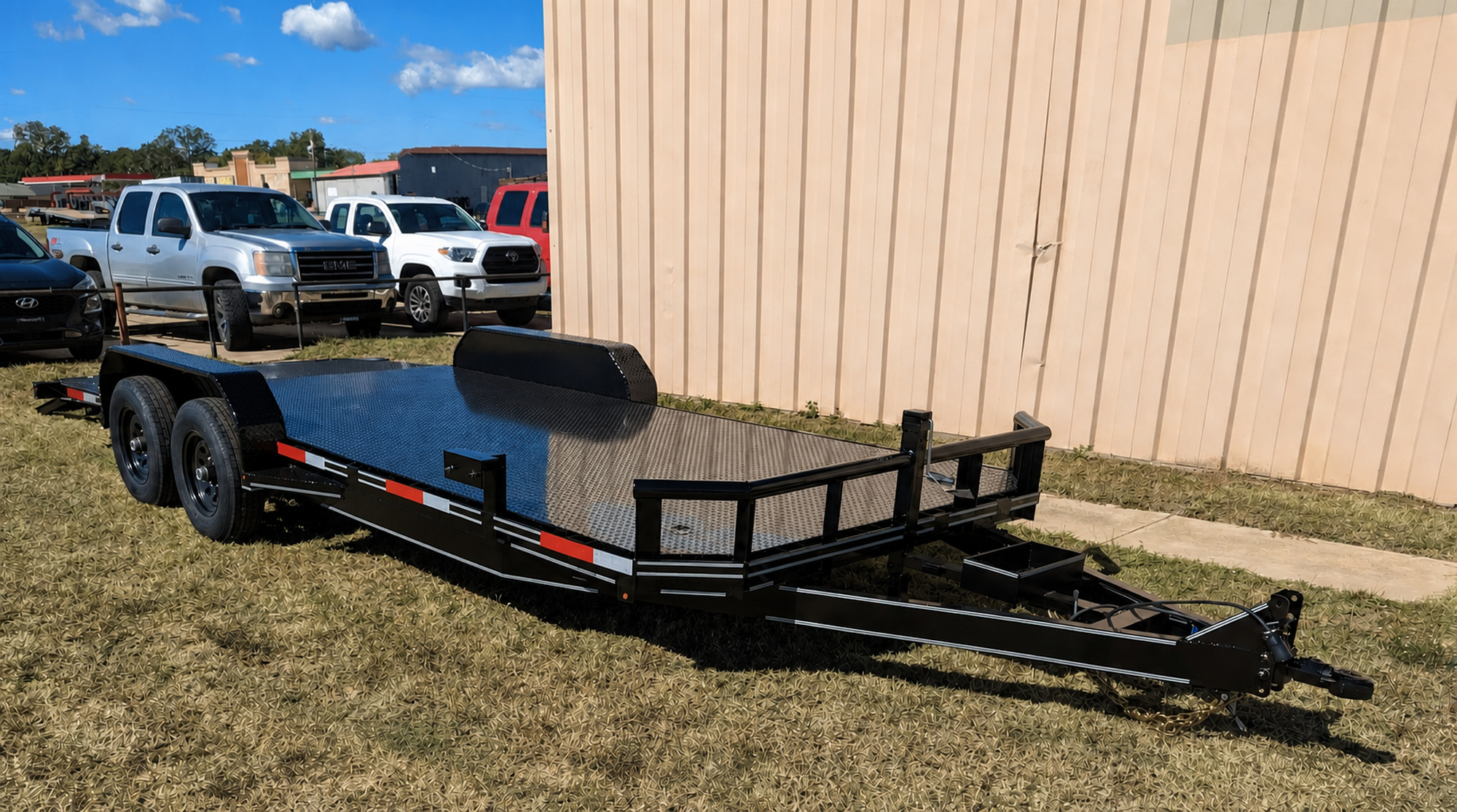 Premier Pro Car Hauler Wholesale Bellwther Trailers with Diamond Plate