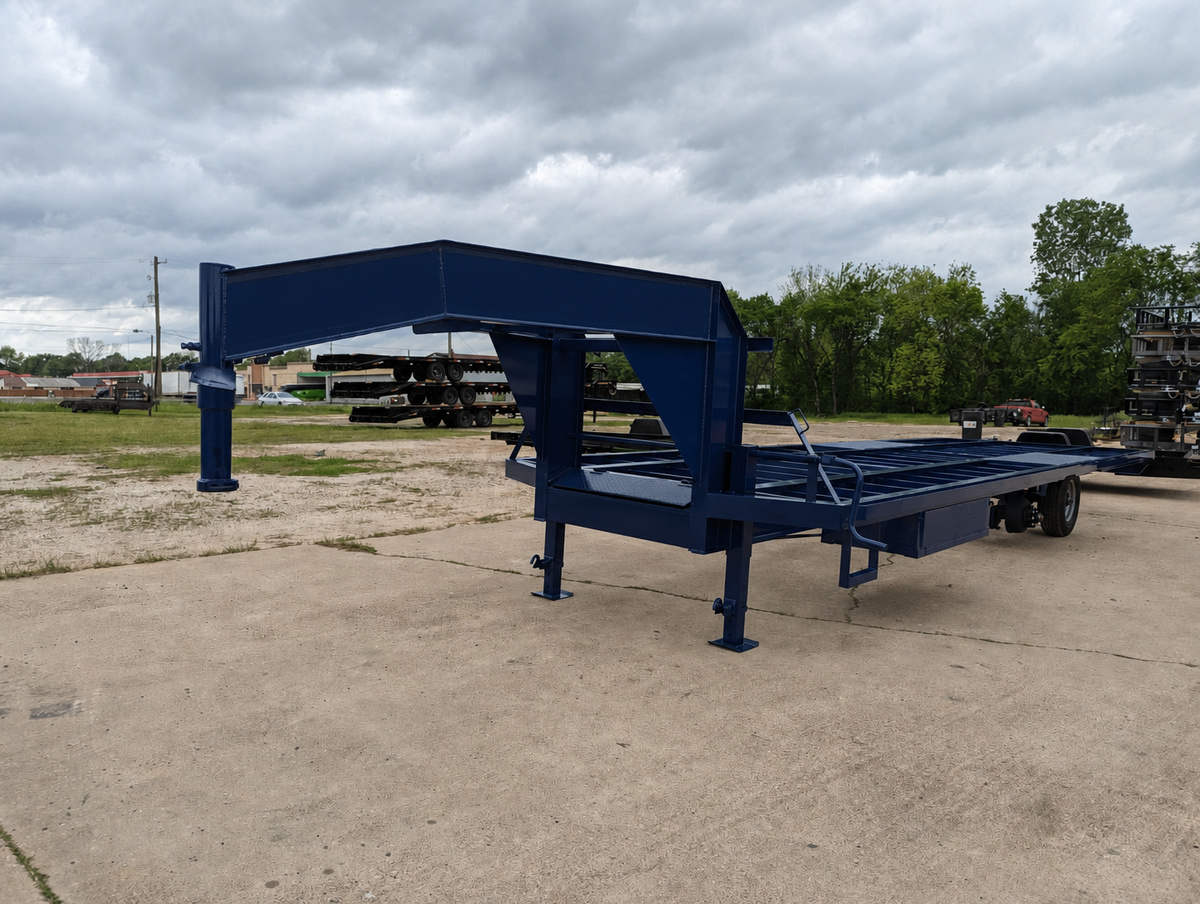 The Trailer Solution Wholesale Premier Trailers Custom Over the Wheel Gooseneck Pintle Equipment Trailer