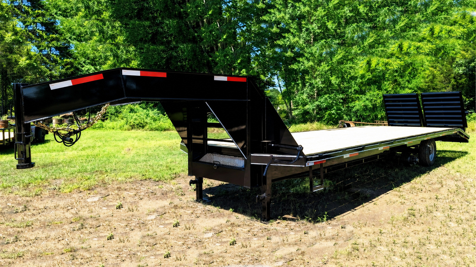 Gooseneck Trailer wholesale tandem otw over the wheel