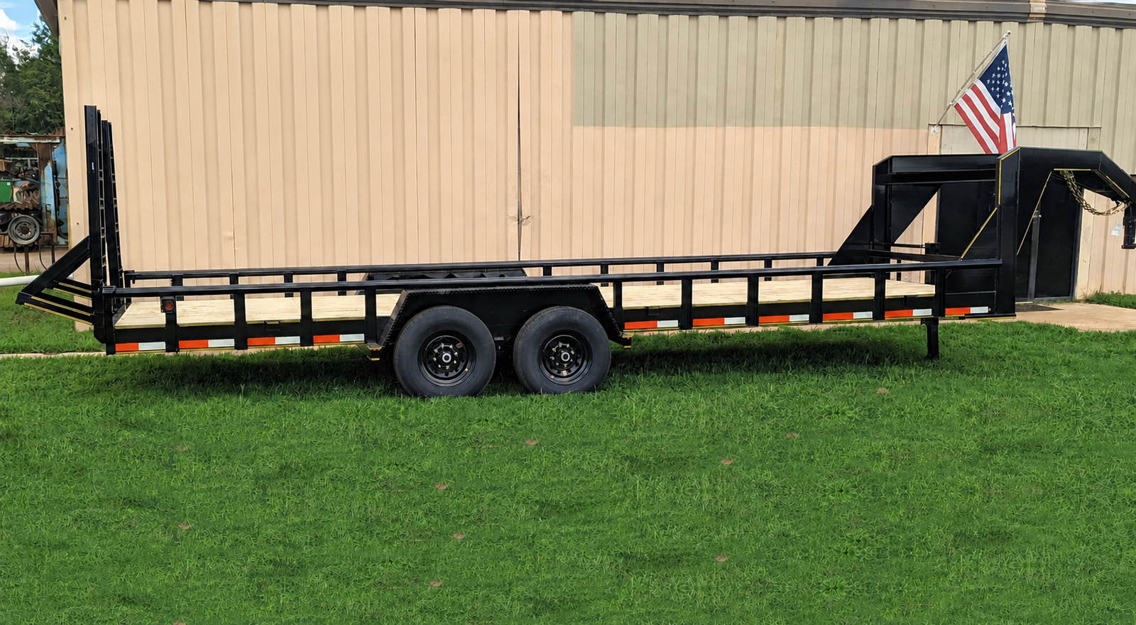 Heavy Pipe Trailer Tandem Axel
