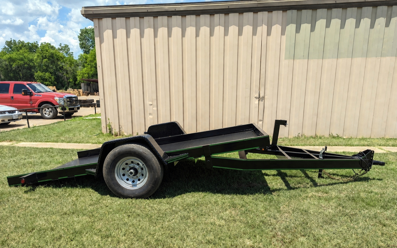 6x12 low boy equipment trailer premier the trailer solution