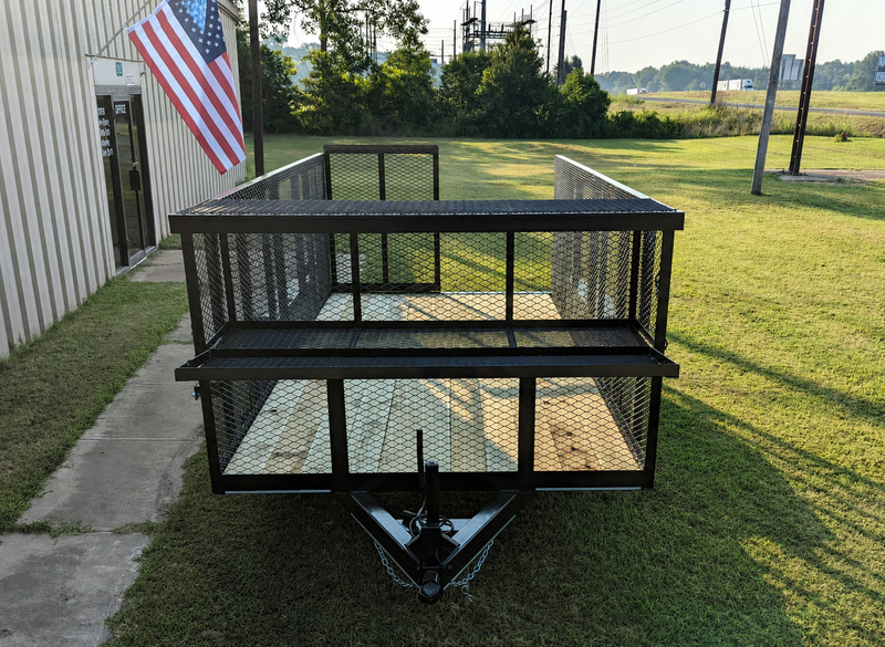 Custom Landscape Premier Utility Trailer with Tool Rack