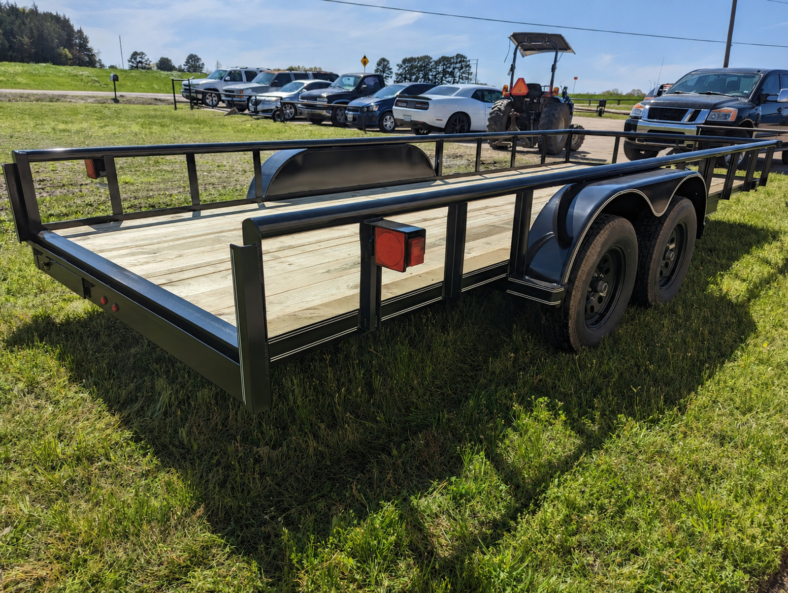 Light Pipe Utility Equipment Trailer Premier Dual Axle