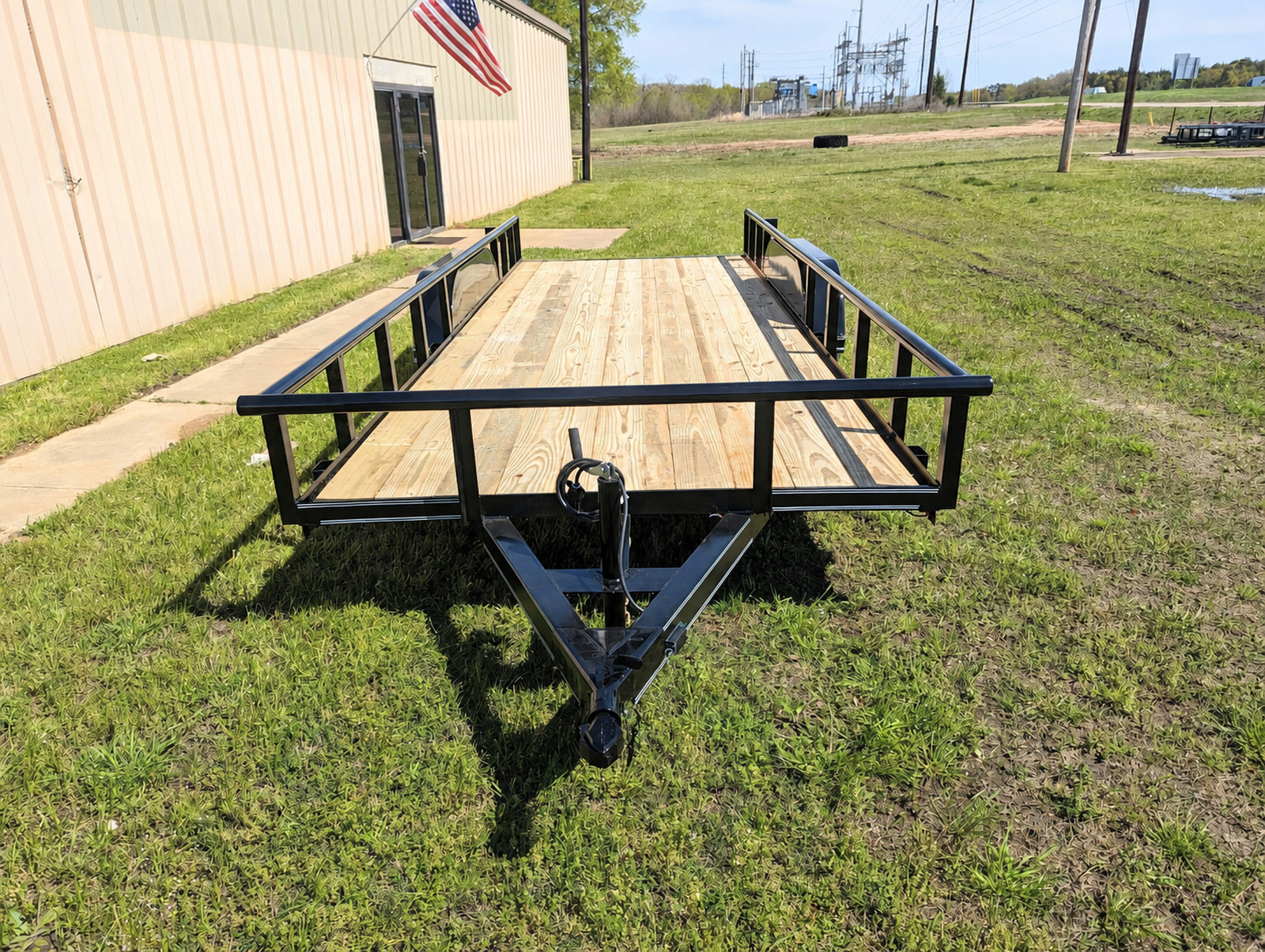 Light Pipe Utility Equipment Trailer Premier Pine Floor