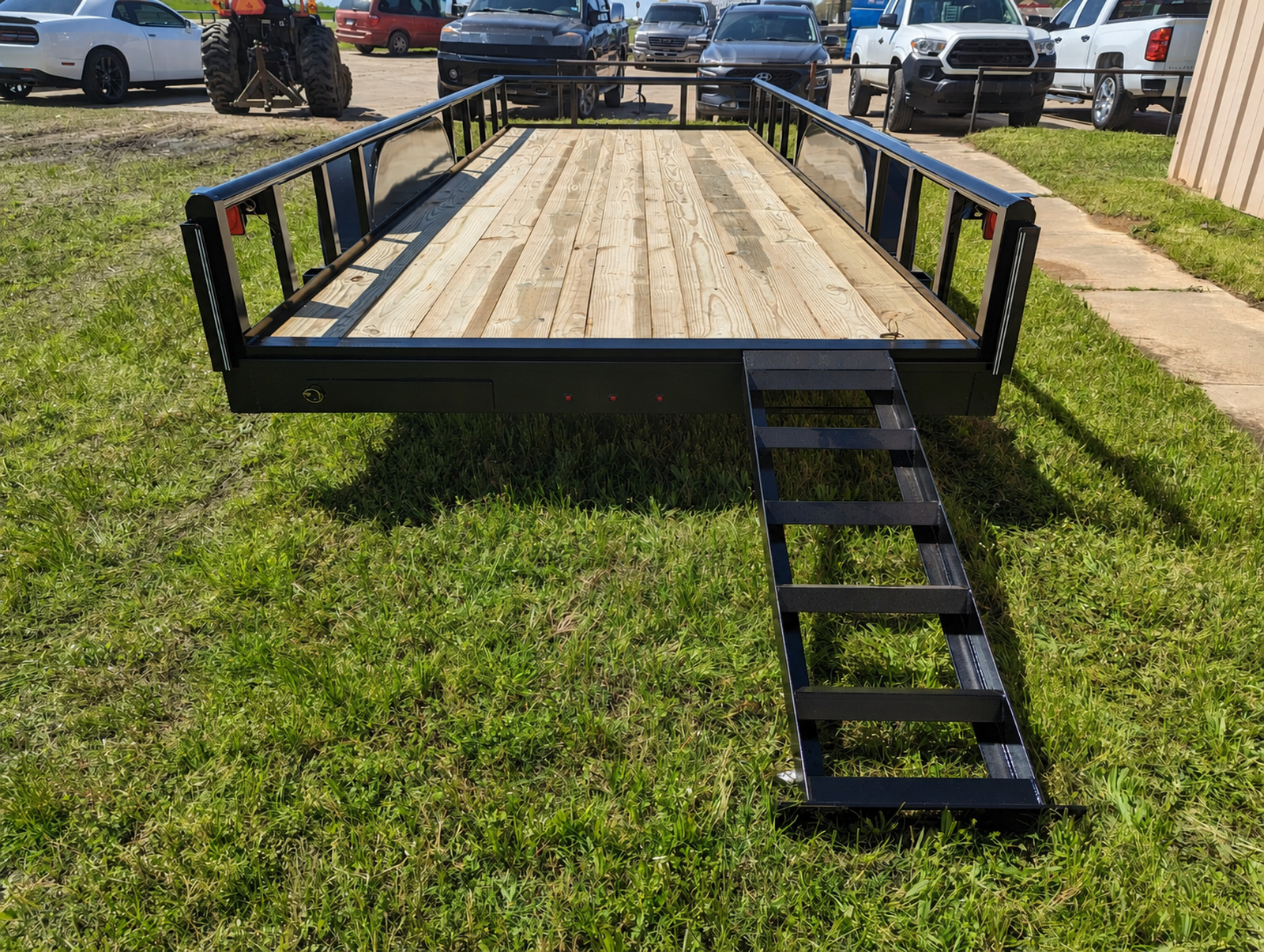 Premier Dual Axle Utility Trailer with Slide Out Ramp