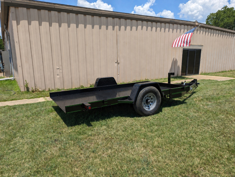 The Trailer Solution Premier Low Boy Equipment Trailer with Electric Brakes