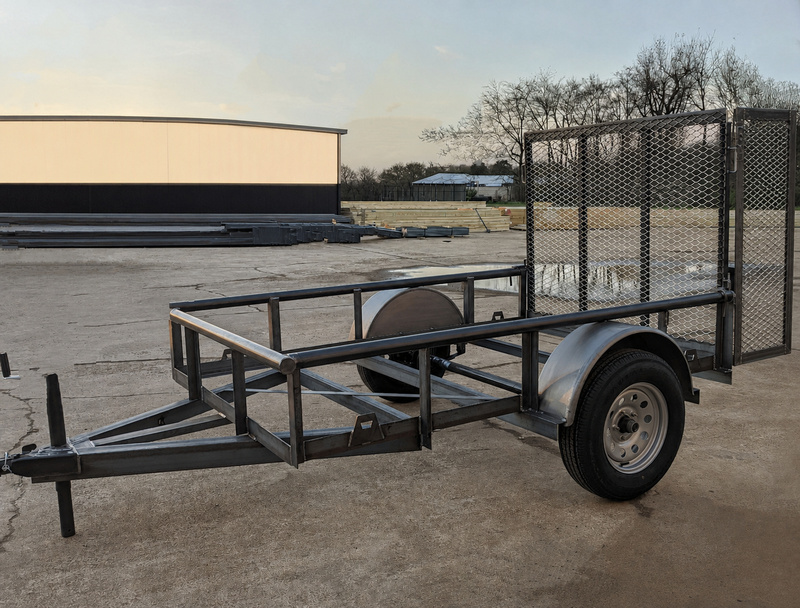 Custom Utility Trailer Frame Single Axle