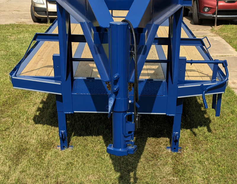 Premier Tandem Dual Over the Wheel Gooseneck Pintle Equipment Trailer with Dual Jacks