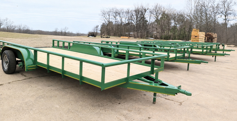 Tandem Pipe Utility Trailer John Deere Greene The Trailer Solution Premier Trailers