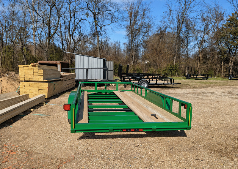 Tandem Pipe Premier Utility Equipment Trailer 18' Haul Lumber