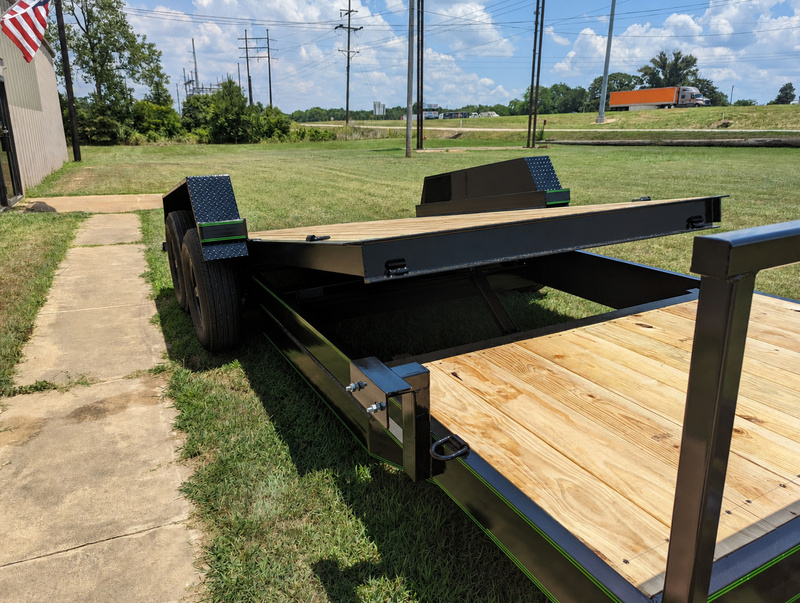 Premier Tilt Equipment Trailer with Diamond Plate Fenders